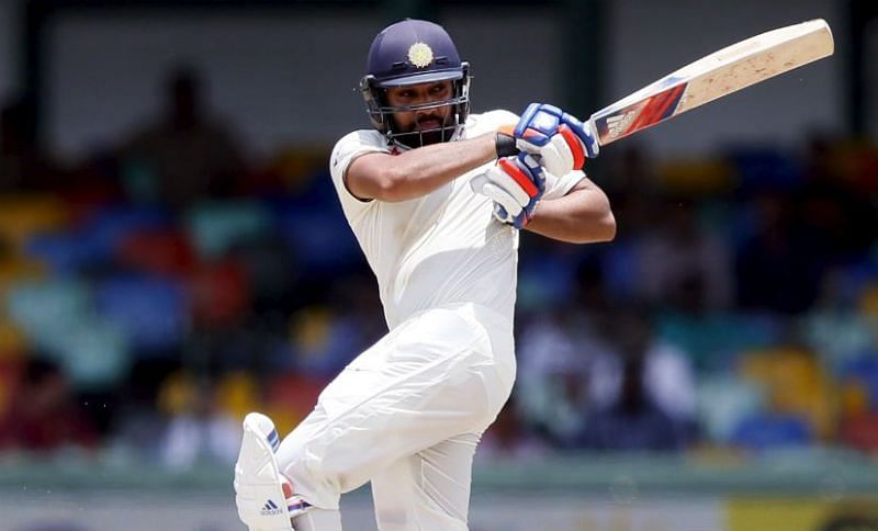 Rohit Sharma got a chance to play his first Test match after playing more than 100 one day matches